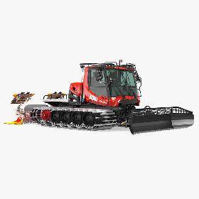 3D PistenBully 100 Snow Groomer